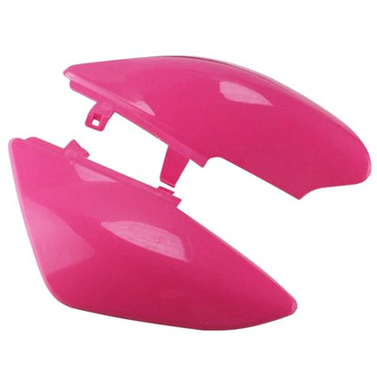 PRO BAT 7 PCs CRF50 Plastic Fender Kit with Fork Suspension Guard Cover - color: Pink