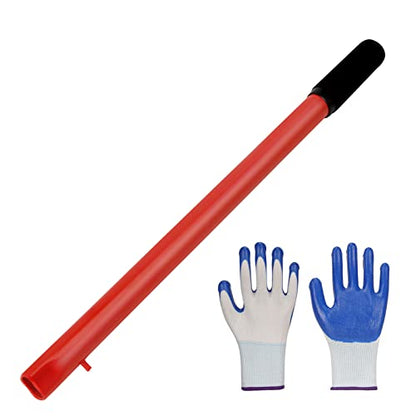 XMJY 2 Ton Jack Handle Replacement—Horizontal Hydraulic Pole Jack Stands Automotive Car Jack Accessories(Red) - color: Red