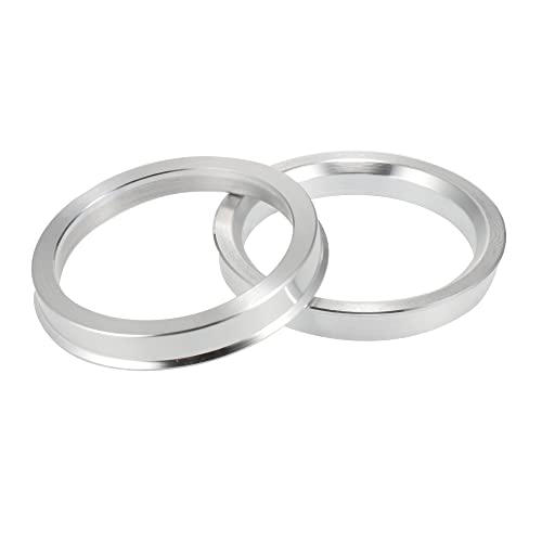 X AUTOHAUX 4pcs Aluminium Alloy Hub Centric Rings Wheel Bore Center Spacer - size: 60.1mm