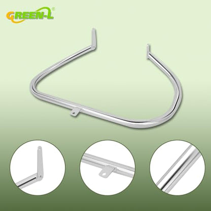 Green-L Highway Crash Bar Fit for Honda 2004-2025 Shadow AERO VT750 2010-2025 Phantom 2007-2014 Spirit C2 Shaft Drive Motorcycle 1 1/4" Engine Guard Protector - color: Chrome