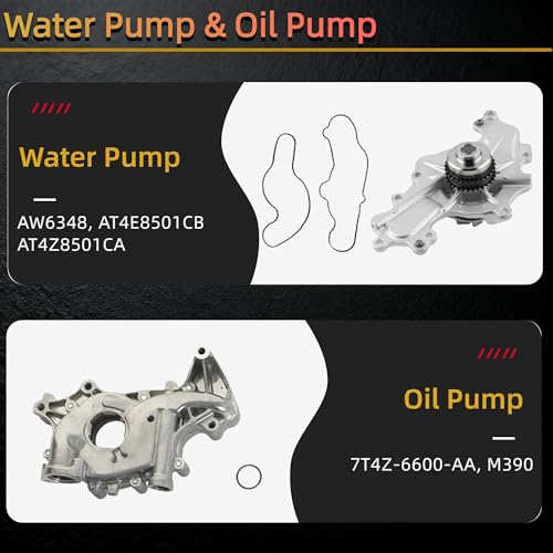 Timing Chain Kit with Water & Oil Pump for Ford Lincoln 3.5L 3.7L 11-19