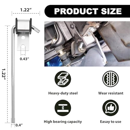 Exhaust Hanger Kit 10PC Universal Weld-On 10" & 7.6" Rods - size: 10-Pack Universal Exhaust Hanger Kit