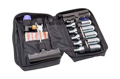 CO2 Motorcycle, ATV, UTV Flat Repair Kit Tubeless Tire Repair Kit