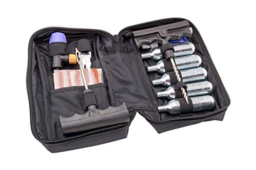CO2 Motorcycle, ATV, UTV Flat Repair Kit Tubeless Tire Repair Kit