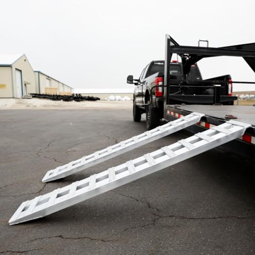 GEN-Y Hitch Heavy Duty Aluminum Loading Ramps, Set of 2, 10 Feet x 15" - size: 10'