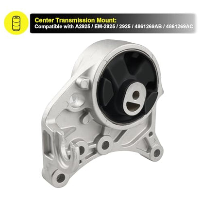 Engine Motor Transmission Mount Kit Replacement for Chrysler Town & Country - size: 4PCS-Compatible with OE#A2925 A2926 A2927 A2928