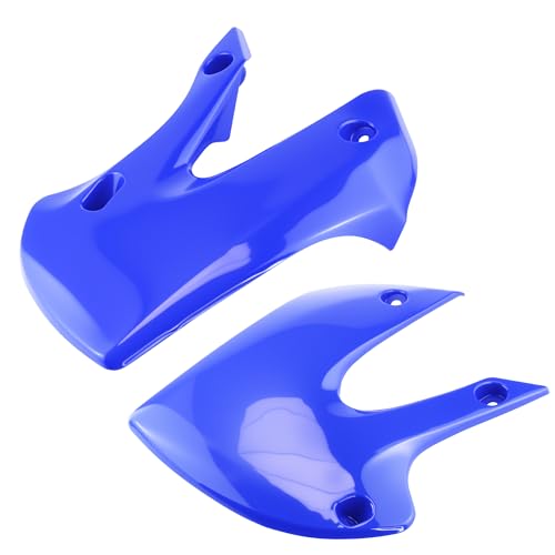 PRO BAT ABS KX 65 KLX 110 Plastic Fender Fairing Body Work Kit Set - color: White&Blue Plastic Fender Kit