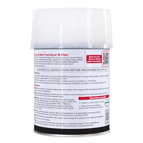 J-B Weld KwikBond Quart - 15 Minute Filler - Professional Grade