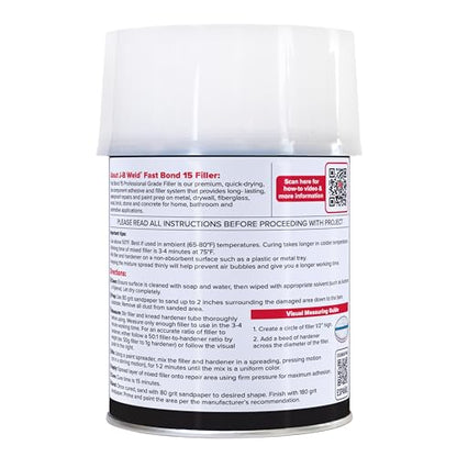 J-B Weld KwikBond Quart - 15 Minute Filler - Professional Grade