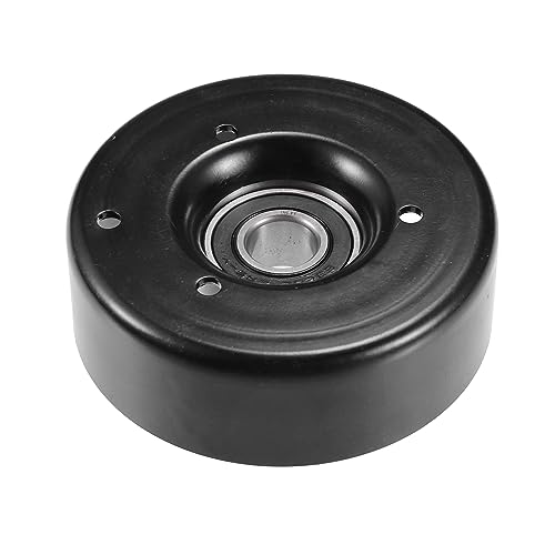 uxcell 메르세데스 벤츠 SLK 230 1998-2004용 벨트 텐셔너 풀리 어셈블리 액세서리 타이트너 풀리 No.1192001470 블랙 메탈