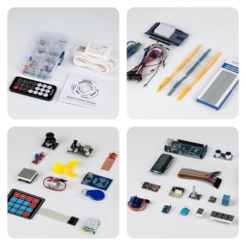 ELEGOO Mega 2560 R3 Project The Most Complete Starter Kit with Tutorial - size: Mega 2560 Most Complete Starter Kit