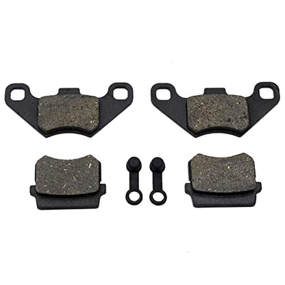 Rear Front Brake Pads 50cc 70cc 90cc 110cc 125cc 150cc 200cc 250cc ATV Quad Go Kart Pack of 2 (BLACK) - size: BLACK