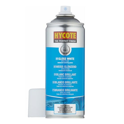 Hycote Fast Drying Aerosol Car Spray Paint, Gloss White, 13.5 Oz (Pack of 2) - color: White (Gloss), size: 13.5 Ounce (Pack of 2)