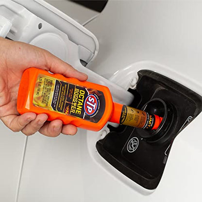 STP Octane Booster, Bottled Fuel System Cleaner Restores Lost Power and Acceleration, 5.25 Oz, (Pack of 2) - size: 5.25 Fl Oz (Pack of 2)