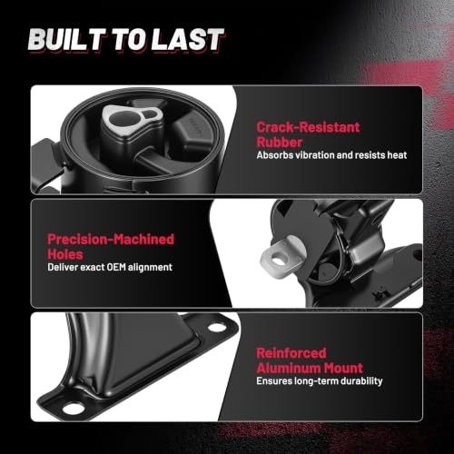 BDFHYK Front Engine Motor Mount Set Compatible with Chrysler Sebring - size: 2008-2014 Dodge Avenger 4PCS