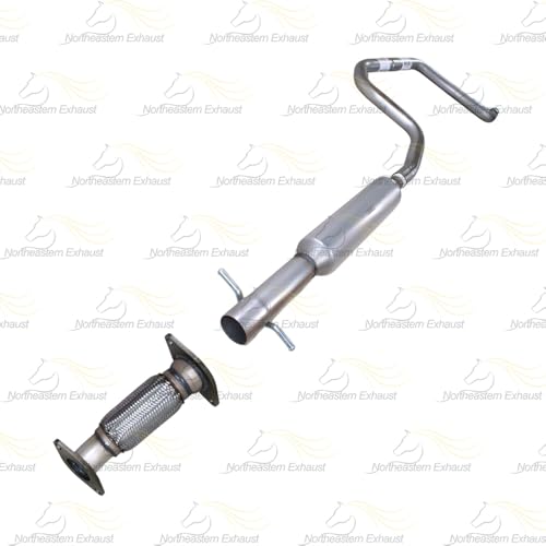 Exhaust System Kit Compatible for 2009-2012 Chevy Malibu 3.6L (Front Pipe Resonator and Intermediate Pipe, 2008-2012 Chevy Malibu 3.6L) - color: Front Pipe Resonator and Intermediate Pipe