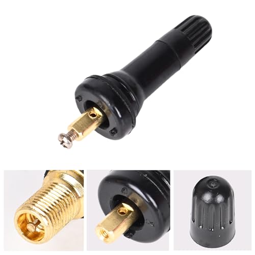 8Pcs TPMS Valve Stems Rubber Snap-in 20008 20018 Tubeless Tire Sensor Valves for 0.453'' Rim Holes Universal Fit for Most Passenger Vehicles
