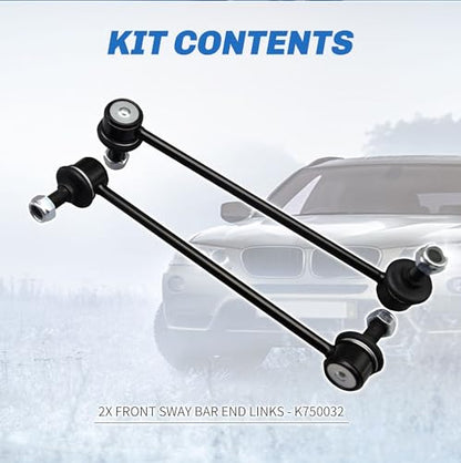 Stabilizer Sway Bar Link Front Compatible With Hyundai Elantra, Kia Forte Koup Forte5 Magentis Optima Rondo Front Sway Bar End Links K750032 - size: K750032