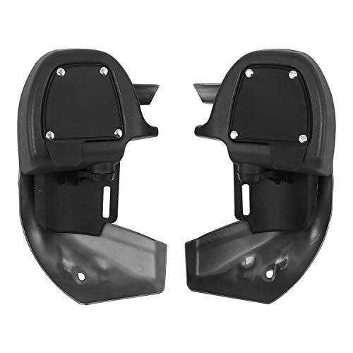 TCT-MOTORPARTS Red Lower Vented Fairings Glove Box Fit For Harley Touring Road King Street Electra Glide Ultra-Classic 1983-2013 - color: Red