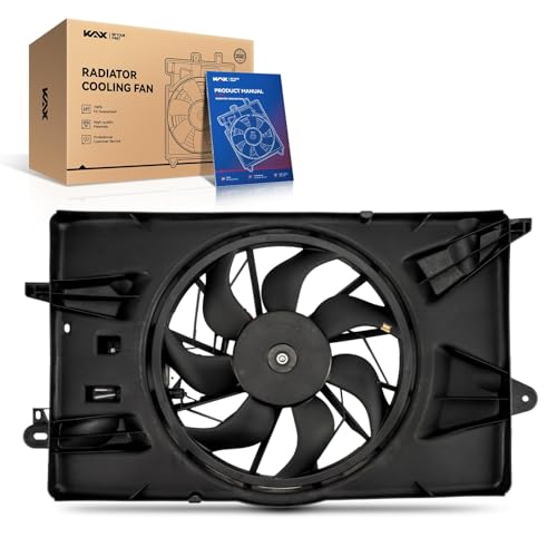 KAX Engine Radiator Cooling Fan, Compatible with 2014-2020 Cherokee 2.4L - size: 2014-2020 Cherokee 2.4L, 2019-2020 Cherokee 3.2L