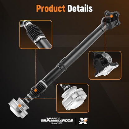 maXpeedingrods Front Complete Drive Shaft Prop Shaft Driveshaft Assembly for Jeep Grand Cherokee 2005-2006 & Commander 2006 Direct Replacement# 52105758AE 52105758AD - style: 52105758AE