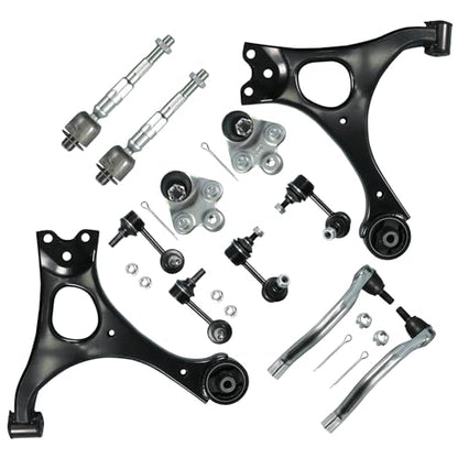 12Pc Control Arm Kit Fit for Honda Civic All Non-SI 2006-2011 - size: Fit for Civic 06-11 12x Control Arm Kit (293)