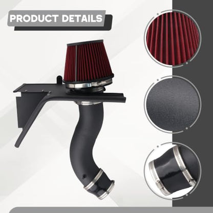 Cold Air Intake System Compatible with 2010-2016 Audi B8/B8.5 Q5 S4 S5 SQ5 3.0T V6 Increases Horsepower & Torque - size: 10-16 Audi S4/S5/Q5 B8 B8.5 3.0T