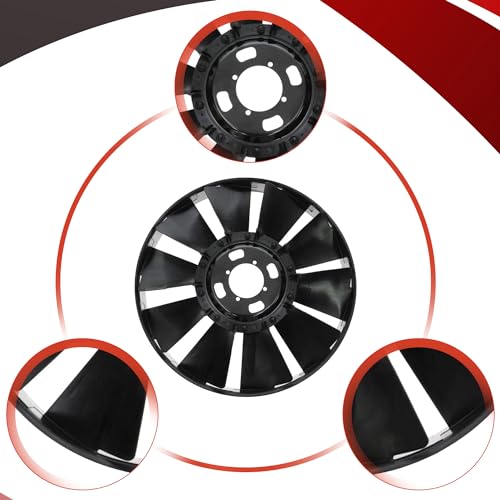 PartsFlow Engine Radiator Cooling Fan Blade - color: For GMC
