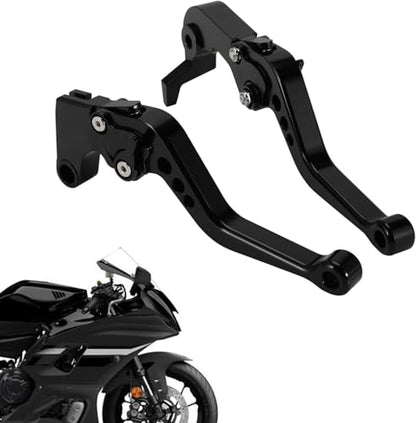 Motorcycle Brake Clutch Levers for R7 22-25-Black