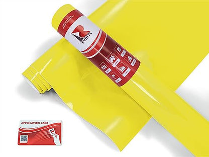 Avery Dennison SW900 236-O Gloss Ambulance Yellow Supreme Wrapping Film Vinyl Vehicle Car Wrap Sheet Roll - (12" x 60") - color: Gloss Ambulance Yellow, size: 1ft x 5ft