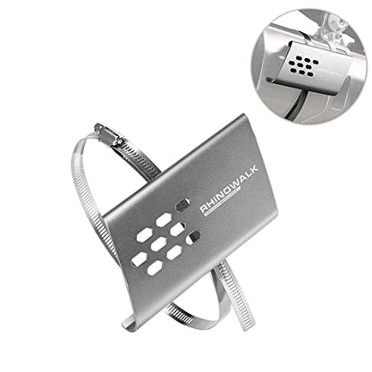 Rhinowalk Motorcycle Exhaust Heat Shield Universal Motorbike Exhaust Pipe Heat Cover Saddlebag Heat Insulation-Medium - size: M