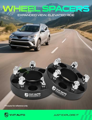 YHTAUTO 5x4.5 Hub Centric Wheel Spacers 1.25 Inch for Ford, Lincoln - size: 1.25 Inch Thickness, style: 2 PCS