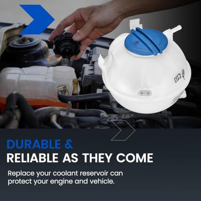 603-253 Coolant Tank for VW/Audi 06-19 - color: White, size: 1K0121407A