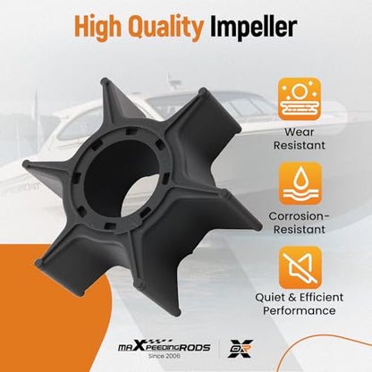 maXpeedingrods 63D-W0078-01-00 Water Pump Impeller Kit for Yamaha - size: For 40 50 60HP 1995-2022