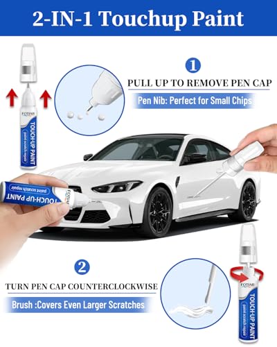 Touch Up Paint for Mercedes-Benz Calcite/Cirrus White 650 Paint Code - color: 650 Calcite/Cirrus White
