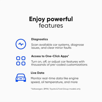 OBDeleven 3 OBD2 Diagnostic Tool Bluetooth Scanner (Android & iOS) - color: OBDeleven 3