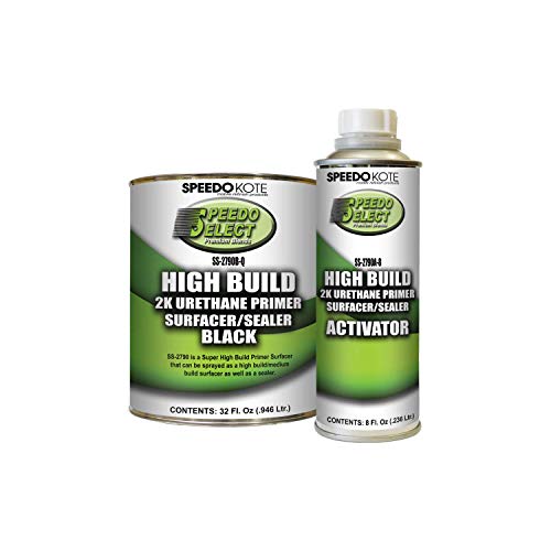 Speedokote SS-2790B-Q/SS-2790A-8 Super Fill High Build Primer BLACK.