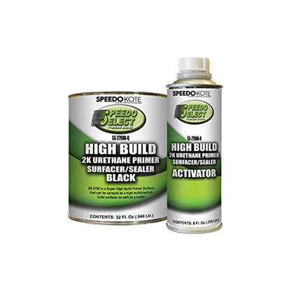 Speedokote SS-2790B-Q/SS-2790A-8 Super Fill High Build Primer BLACK.