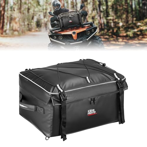 KEMIMOTO ATV Storage Bag for Front Rear Rack 900D Water-Resistant