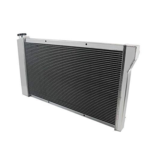 ECMRAD 3 Row Aluminum Radiator Compatible with Chevy K5 Blazer C10 C20 C30 1969-1972 1970 1971 5.0L 5.7L V8 350 307 Performance Engine Cooling
