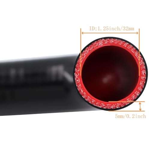 90 Degree Elbow Coupler Silicone Hose 4-Ply ID 1 1/4-Inch(32mm) - size: 1.25 Inch