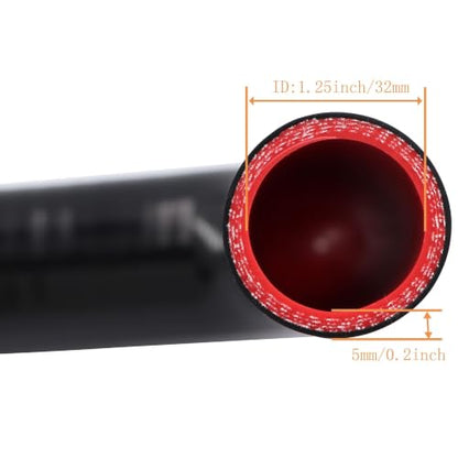 90 Degree Elbow Coupler Silicone Hose 4-Ply ID 1 1/4-Inch(32mm) - size: 1.25 Inch