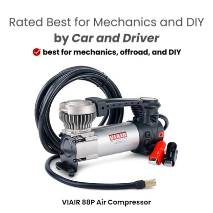 VIAIR EVC88P Digital 12V Tire Inflator, 120 PSI with Auto Shut Off for Cars - style: Digital Automatic