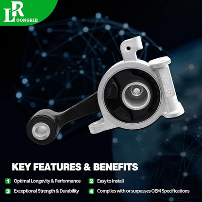 Engine Motor and Torque Strut Mount Compatible with Altima 2013-2015