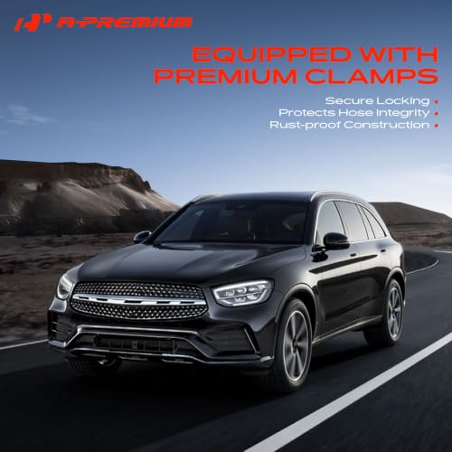 A-Premium Upper and Lower Engine Radiator Coolant Hose - style: Upper and Lower
