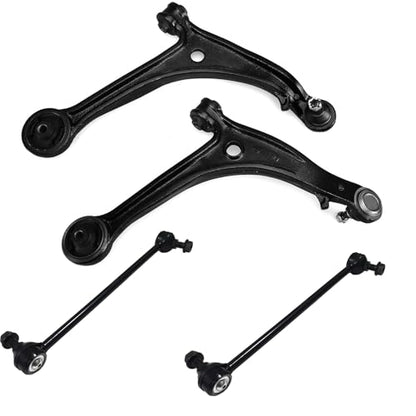 K620504 K620505 K750304 Suspension Lower Control Arm w/Ball Joint Assembly + Sway Stabilizer Bar End Links Front Kit for Honda Odyssey 2005-2010, Front Control Arm Stabilizer Bar Links - 4pc - color: K620504 K620505 K750304