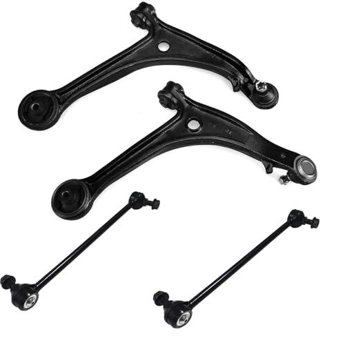 K620504 K620505 K750304 Suspension Lower Control Arm w/Ball Joint Assembly + Sway Stabilizer Bar End Links Front Kit for Honda Odyssey 2005-2010, Front Control Arm Stabilizer Bar Links - 4pc - color: K620504 K620505 K750304