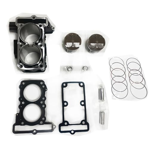 62mm 300cc Cylinder Piston Gasket Top End Rebuild Kit Replacement for Kawasaki NINJA 300 Versys-X 300 2013-2024 Motorcycle Engine Parts Replace# 11061-0790, 11004-0734