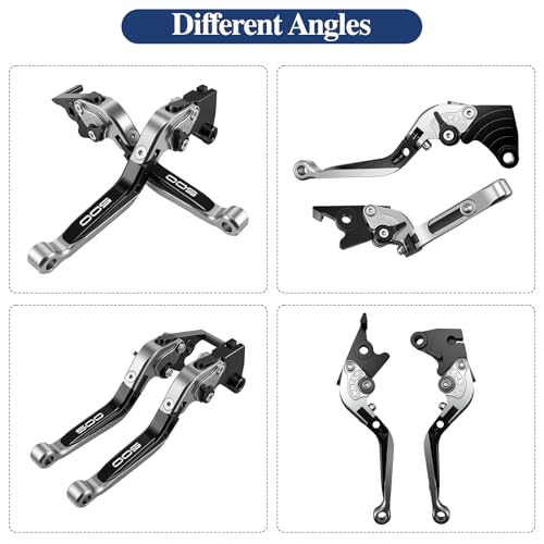 Brake Clutch Lever for Z500 Ninja500, Adjustable Levers(Titanium) - color: Titanium)