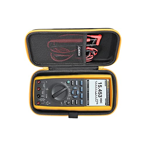 RLSOCO Carrying Case for Fluke 289/287 True-RMS Logging Multimeter & Works with UNI-T UT181A True RMS Data Logging Multimeter (Case Only)